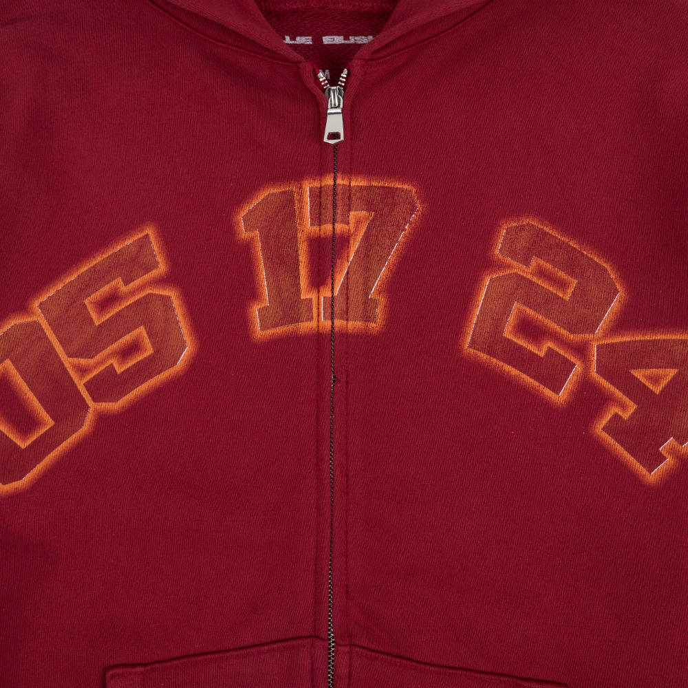 Encore Red Zip Hoodie - Image 4