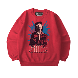 Billie x Lost Love Red Crewneck