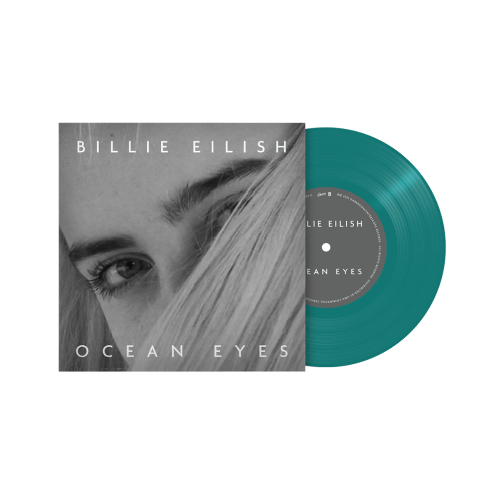 ocean eyes 7 Etched Vinyl [Translucent Turquoise]
