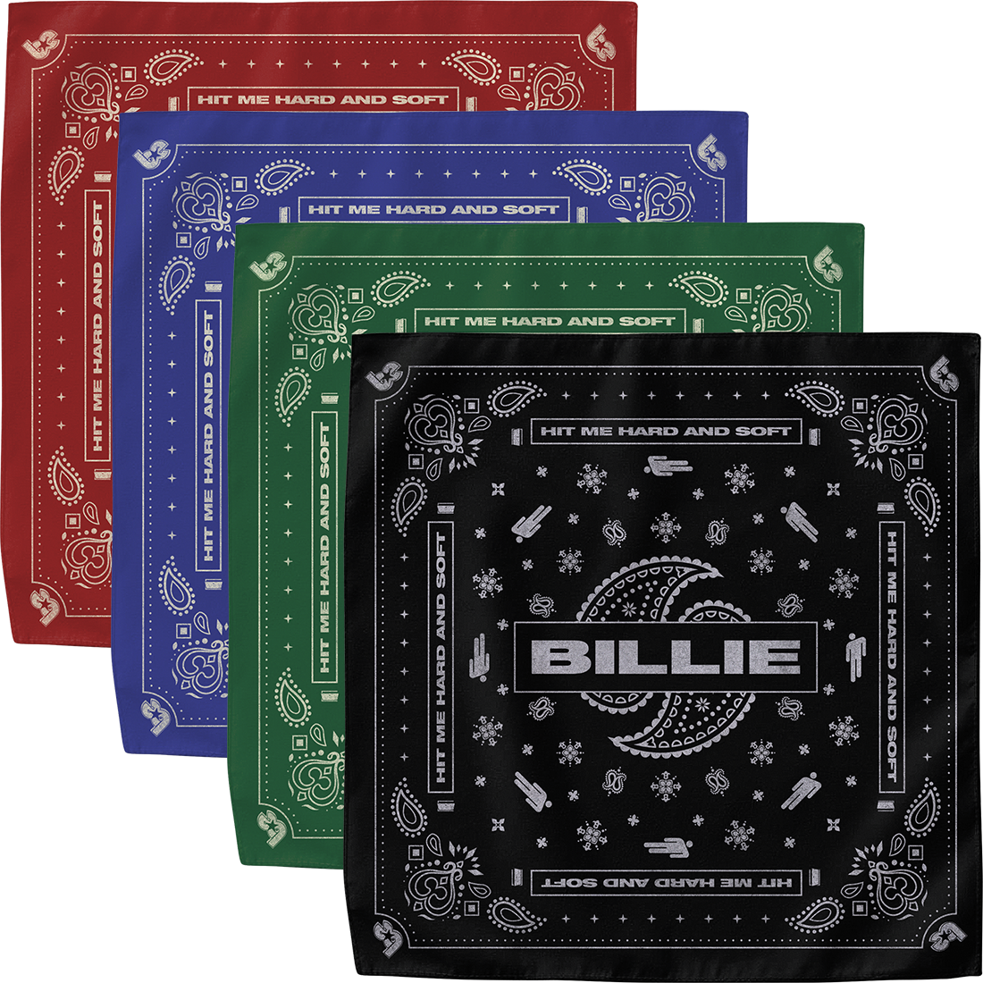 Paisley Bandana 4 Pack