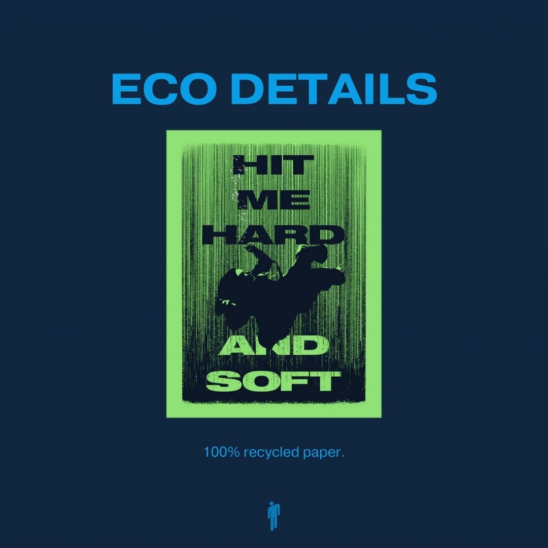 HIT ME HARD AND SOFT Green Poster Fan Pack - Image 3