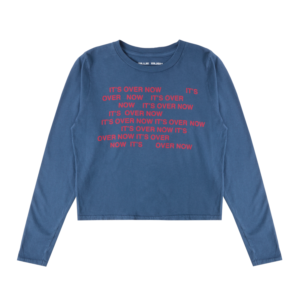 It's Over Now Baby Crop Longsleeve
